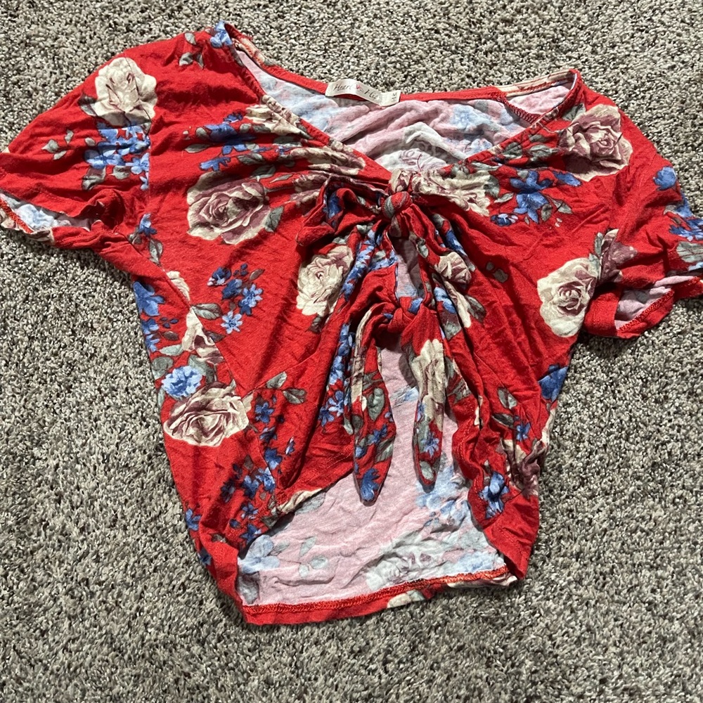 tie crop top